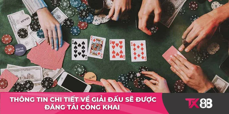 Thông tin chi tiết về giải đấu sẽ được đăng tải công khai 